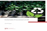 Sustainable Procurement at GIZ · 2019-11-13 · Sustainable Procurement at GIZ 2017/2018 Report 2 Sustainable procurement 7 The term sustainable procurement is used to describe the