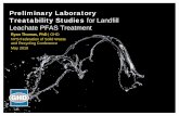 Preliminary Laboratory Treatability Studies for Landfill Leachate …nyfederation.org/wp-content/uploads/2019/pdf2019/57... · 2019-06-15 · • Evaluation of permeability of landfill