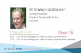 Dr Graham Gulbransen - GP CME North/Fri_Room9_1630... · 2/110 Graham Gulbransen, FRNZCGP, FAChAM • General Practitioner, Kingsland • Ex-Senior Medical Officer [1996 –2012],