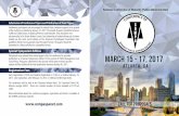 American Society for Public Administration Conference...PUBLIC The 2017 Conference of Minority Public Administrators (COMPA) NATIONAL CONFERENCE Atlanta, Georgia—March 15-17, 2017