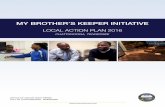 MY BROTHER’S KEEPER INITIATIVE - Chattanooga · 2016-12-16 · MY BROTHER’S KEEPER In 2014, President Obama launched the My Brother’s Keeper initiative to address persistent
