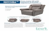 DONATELLO Four motor lift with RECLINER headrest & lumbar ... · candidate for the standard lift chairs ranges, these will be . welcome additions to provide low to moderate seating