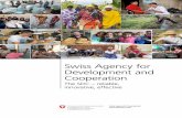Swiss Agency for Development and Cooperation · Swiss international cooperation, which is an integral part of the Federal Council’s foreign policy, aims to contribute to a world