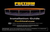 Round Above Ground Pool Instructions - RoyalSwimmingPools · 2020-04-24 · ABOVE GROUND POOL SAFETY WARNING ... Pay special attention to choosing the right location for your pool: