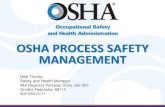 OSHA PROCESS SAFETY MANAGEMENT - chemnep.com€¦ · (07/21/2015) OSHA has rescinded all prior policy documents, letters of interpretation, and memoranda related to the retail exemption