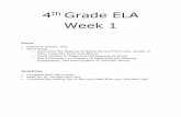 4th Grade ELA Week 1 - IDEA Public Schools€¦ · 04/03/2020  · A Definition 1 – adj. B Definition 1 - noun C Definition 1 - verb D Definition 2 - verb 2. Read the meanings below