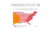 Territorial Map 1840 - 1860 - Legal Historyminnesotalegalhistoryproject.org/assets/Territorial Map 1775 - 1920.… · U.S. Territorial Map 1850 . 9 9. U.S. Territorial Map 1860 .