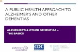 A Public Health Approach to Alzheimer’s and Other Dementias - Centers for Disease ... · 2019-02-15 · Centers for Disease Control and Prevention, Division of Healthy Aging. What