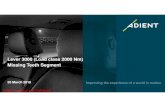 Lever 3000 (Load class 2000 Nm) Missing Teeth …Missing Teeth Segment 20 March 2019 Adient Proprietary and Confidential 2 Adient – Improving the experience of a world in motion