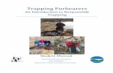 Trapping Furbearers: An Introduction to Responsible Trappingalabamalandagent.com/wp-content/uploads/2018/09/nytraped...ii Trapping Furbearers An Introduction to Responsible T a r p
