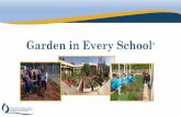 Garden in Every School€¦ · Garden in Every School® Program Overview 2 • Program began in 2004 • Installed 60 gardens since inception • $4,500 assisted grant • School