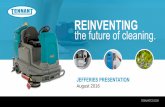 REINVENTING the future of cleaning.s2.q4cdn.com/547804565/files/doc_presentations/2016/august/Jeffe… · JEFFERIES PRESENTATION August 2016. This presentation contains certain statements