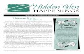 Hidden Glen hidden glen happenings… · 2020-03-26 · Limited Operation of Golf Carts a liCensed dRiVeR may operate a golf cart in a master planned community. The golf cart can