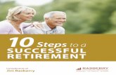 Steps to a SUCCESSFUL RETIREMENT · 10 Steps to a SCCSSL RTIRMT Are you approaching retirement? You’ve probably been planning for retirement in some way, shape or form for many