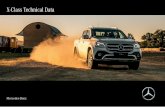 X-Class Technical Data · 4. Maximum payload weight is calculated as the difference between GVM and kerb weight. The weight of any vehicle occupants, options, accessories, modifications,