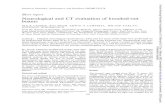 Short report Neurological CT boxers · of boxers' conditions after knockouts and (2) to correlate the results of neurological examination, electroencephalography, and CT scanning