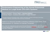 Performance Engineering of the Kernel Polynomial Method on … · 2015-12-08 · Performance Engineering of the Kernel Polynomial Method on Large-Scale CPU-GPU Systems Moritz Kreutzer*,