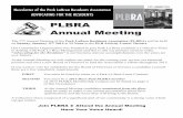 PLBRA Annual Meeting3 PARK LABREA RESIDENTS ASSOCIATION ANNUAL MEETING Sunday, January 11, 2015 12 Noon – 2:00 P.M. PARK LA BREA ACTIVITY CENTER ALL RESIDENTS ARE …