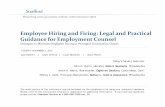 Employee Hiring and Firing: Legal and Practical for ...media.straffordpub.com/products/employee-hiring... · 02.11.2010  · • Employers may not ask applicant questions that elicit