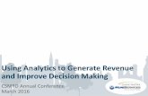 Using Analytics to Generate Revenue and Improve Decision ...s3. San Francisco, CA San Franciscoâ€™s