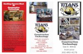 Construction Technology Brochure...Construction Technology SHELBY COUNTY COLLEGE AND CAREER CENTER 701 HIGHWAY 70 COLUMBIANA , ALABAMA 35051 205-682-6650 Construction Technology Van