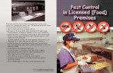 Common Pest in Licensed (Food) Premises€¦ · Pest Control in Licensed (Food) Premises T o avid p es tnf m, h b w y l c o nd its, w hlu e agr f x y s tru cald ef. P oi g m h bp
