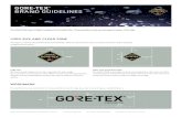 GORE-tex® Brand guidelines · No wordmark in continuous texts. GORE-TEX® products This jacket Bold = preferred Various sporting events may be used as nouns. The GORE-TEX® trademark