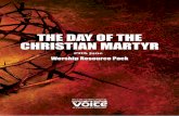 THE DAY OF THE CHRISTIAN MARTYR...CHRISTIAN MARTYR Worship Resource Pack 29th June 2 3 ‘Greater love has no one than this, to lay down one’s life for one’s friends. You are my