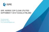ISPE NORDIC COP CLEAN UTILITIES SEPTEMBER 7 2016 … · AND INTEGRITY IN REGULATED GMP/GDP ENVIRONMENTS “Good data management practices influence the integrity of all data generated