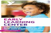 EARLY LEARNING CENTER - ymcawichita.org · In our Early Learning Center (ELC) environments, babies develop trust and security, toddlers’ language skills blossom and their independence