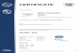 EMSt 000632+EMSt DE dahlmanns - Mettler Toledo 9001_2015 QM-EU Certifi… · ISO 9001 : 2015 Certificate registration no. Valid from Valid until Date of certification 000783 QM15