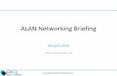 ALAN Networking Briefing - Designability · –Defence, retail, market research, financial services (mostly global investment banking) • John MacKnight –Managing Director, ESL