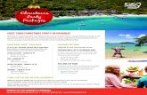 Christmas Party Packages - Fitzroy Island · Christmas PArty Packages Upgrade options Welcome Bay Room • Venue hire from $200 • Minimum 20 guests • Available for private hire