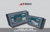 UNIPLAY HMI 1 QUICK CONNECTION GUIDE - Montrol · panel default IP address is 192.168.0.251 3he HMI panel must be aware of the T Motion