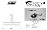 Specifications - Horizon HobbyWhile the Blade CX3 MD 520N BNF is ready-to-fly right from the box, please take the time to read through this manual completely for tips on battery safety