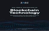 REAL WORLD APPLICATIONS OF Blockchain Technology · INTRO SUMMARY (KEY TAKEAWAYS) The heart of blockchain innovation lies at the nexus of vision and practical application. ... standards