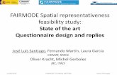 State of the art Questionnaire design and repliesfairmode.jrc.ec.europa.eu/document/fairmode/event... · Questionnaire design and replies José Luís Santiago, Fernando Martín, Laura
