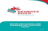 MAYOR AND COUNCILLORS EXPENSES AND FACILITIES POLICY · Attending approved conference and seminars $1,000 per Councillor $2,000 for the Mayor Per year Interstate, overseas and long