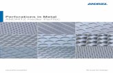 Perforations in Metal - ANDRITZ Fiedler PerfTec€¦ · technical consulting from our highly quali-fied sales staff and our technical division. Specialist manufacturing staff, a modern