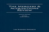 The Mergers & Acquisitions Review · 2018-03-22 · The Mergers & Acquisitions Review The Mergers & Acquisitions Review Reproduced with permission from Law Business Research Ltd.