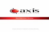 Residential Strata - Axis Underwriting About Axis Underwriting Axis Underwriting Services Pty Ltd is