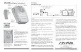 Installation Instructions TYPICAL INSTALLATION...20A AC OUTLET TYPICAL INSTALLATION M2A20 AC LINE The $100,000 Connected Equipment Protection Policy is invalid if anywire leading into