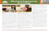 Electrical Engineering Technology · 2020-04-08 · electrical engineering technicians who assist engineers in the maintenance, installation, design, fabrication, and testing of electrical