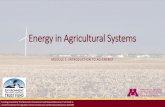 Energy in Agricultural Systems - Morris, MN · Climate change •Increases in greenhouse gases (GHGs) are already affecting global climate change: •Increase in Earth’s average