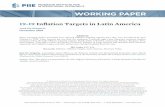Working Paper 19-19: Inflation Targets in Latin America · Zealand in 1990. Latin America has not been the exception. Currently eight Latin American countries conduct monetary policy