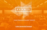 London Sponsorship Prospectussummit2017.s3.amazonaws.com/awssummit2017/AWS Summit Pro… · Store Room produced out of solid walls Lockable corner reception pod –surface will be