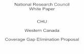 National Research Council White Paper CHU Western ... - cbc.am · White Paper CHU Western Canada Coverage Gap Elimination Proposal. CHU CHU Time Station (Ottawa) is Canada's domestic