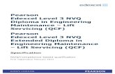 Pearson Edexcel Level 3 NVQ Maintenance – Lift Extended ... · Maintenance – Lift Servicing (QCF) Pearson Edexcel Level 3 NVQ Extended Diploma in Engineering Maintenance – Lift