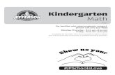 Kindergarten Math - Jefferson Parish Public Schools€¦ · Kindergarten Math #JPSchoolsLove S h o w u s y o u r Book 1. K-2nd GRADE DAILY ROUTINE Time Activity Examples K-2 8:00