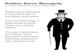 Robber Baron Monopoly is a cut-throat spin on Robber Baron ... Baron Monopoly Brochure.pdfآ  in the